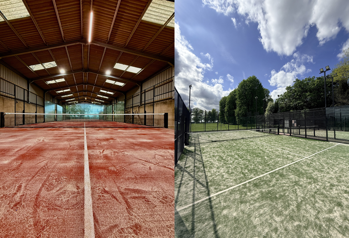 Padel X indoor and outdoor courts