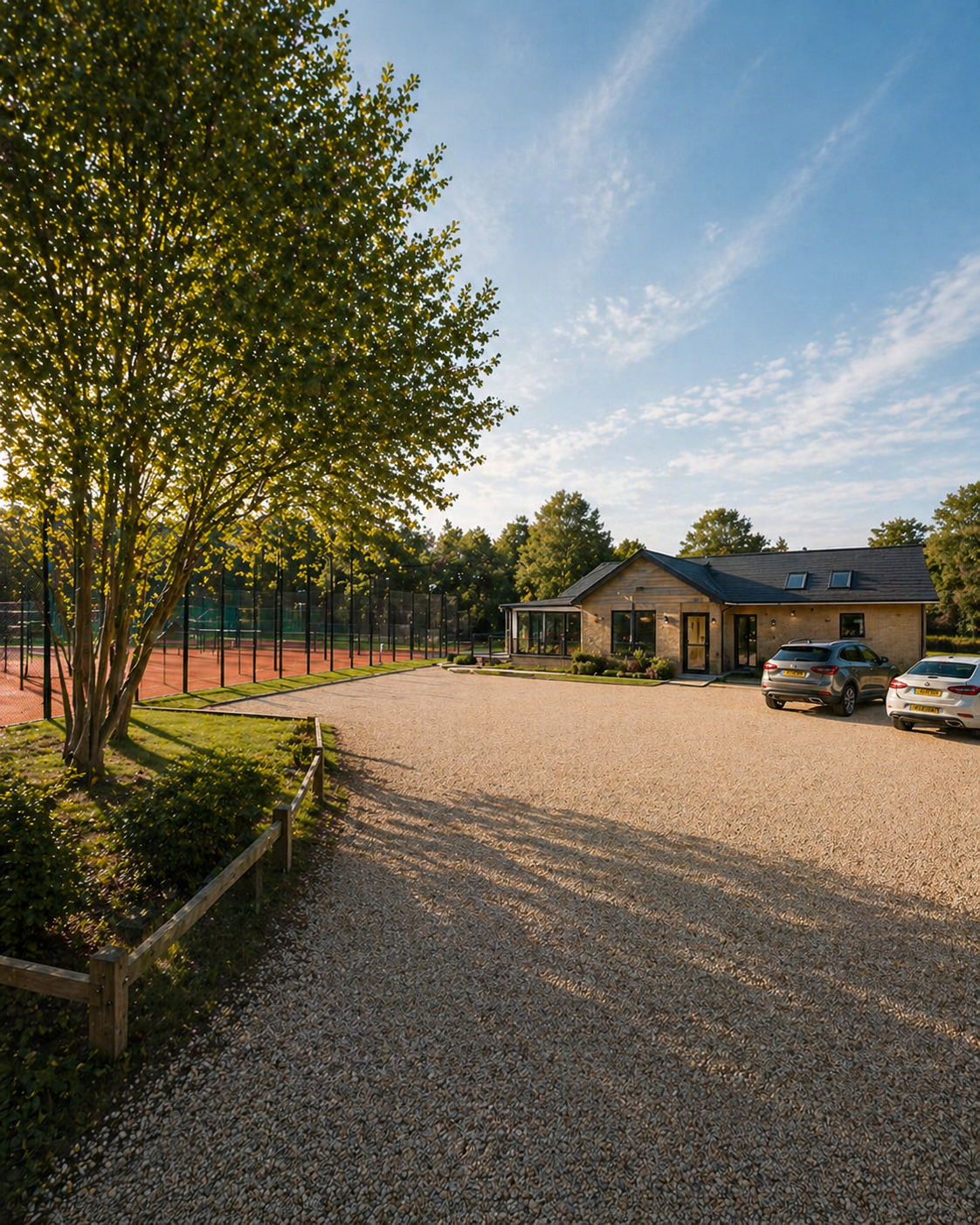 Padel X courts at The Ponsbourne Club
