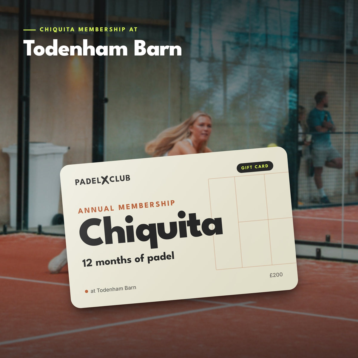 Chiquita Annual Membership Gift Card