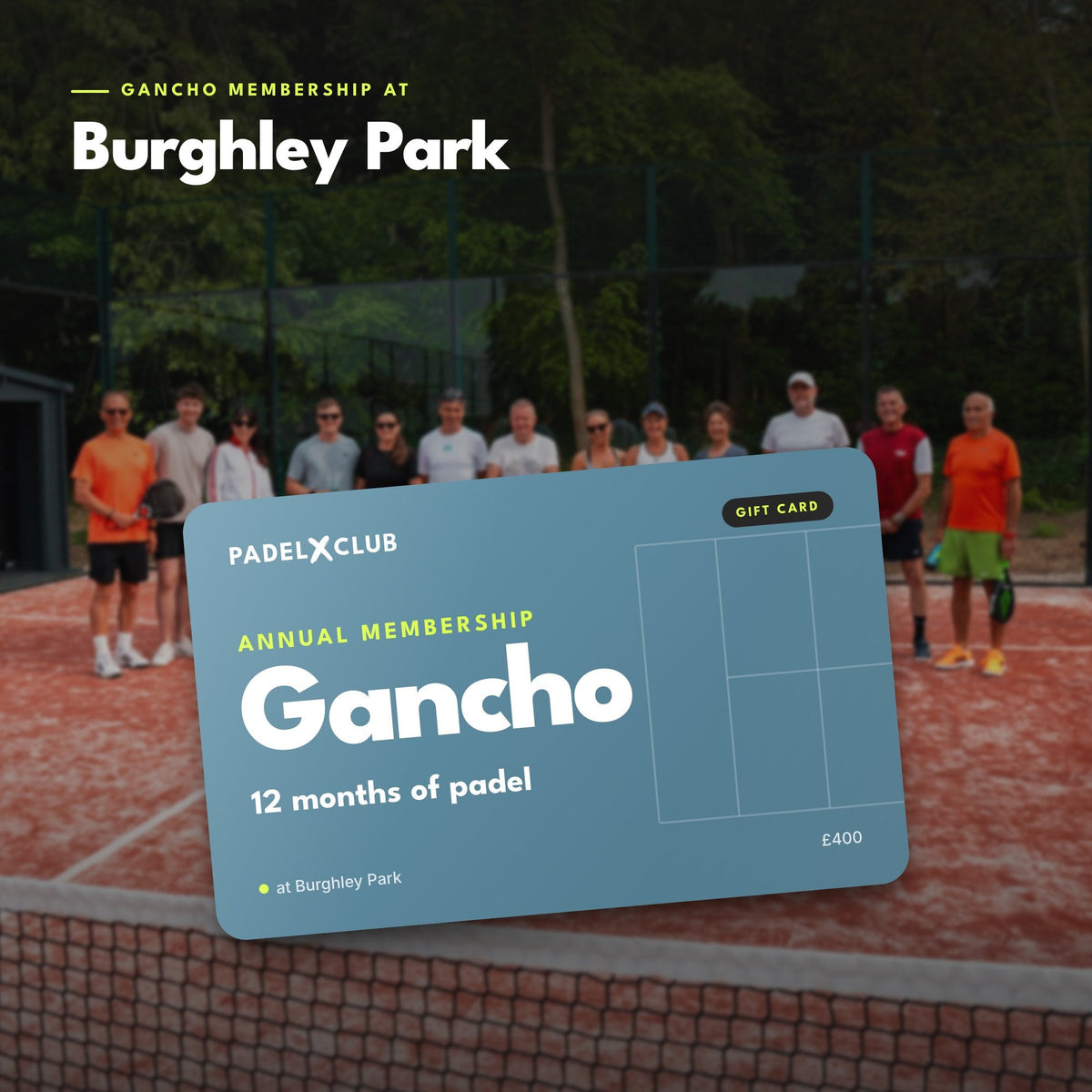 Gancho Annual Membership Gift Card