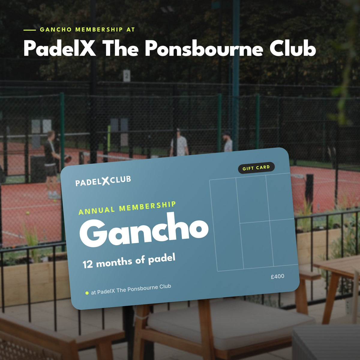 Gancho Annual Membership Gift Card