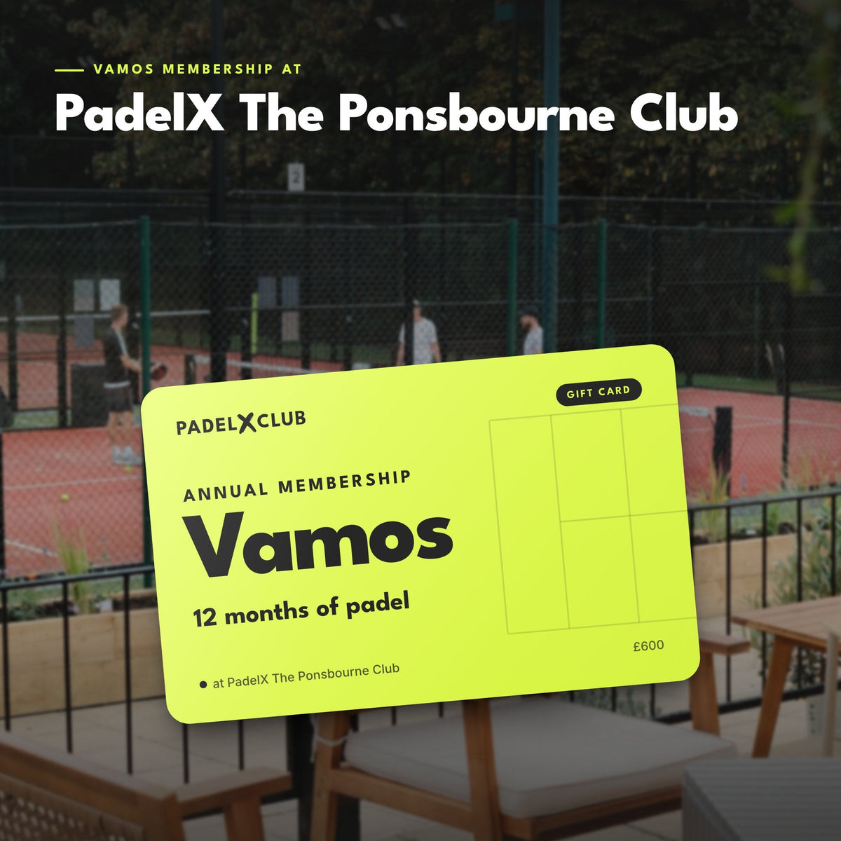 Vamos Annual Membership Gift Card